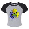Women's Micro Rib Raglan Baby Tee Thumbnail