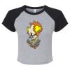 Women's Micro Rib Raglan Baby Tee Thumbnail