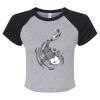 Women's Micro Rib Raglan Baby Tee Thumbnail