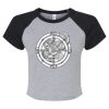 Women's Micro Rib Raglan Baby Tee Thumbnail