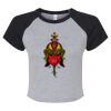 Women's Micro Rib Raglan Baby Tee Thumbnail