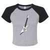 Women's Micro Rib Raglan Baby Tee Thumbnail