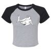 Women's Micro Rib Raglan Baby Tee Thumbnail