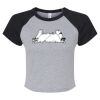 Women's Micro Rib Raglan Baby Tee Thumbnail