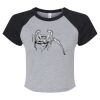 Women's Micro Rib Raglan Baby Tee Thumbnail