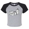 Women's Micro Rib Raglan Baby Tee Thumbnail