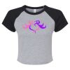 Women's Micro Rib Raglan Baby Tee Thumbnail