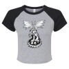 Women's Micro Rib Raglan Baby Tee Thumbnail