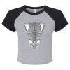 Women's Micro Rib Raglan Baby Tee Thumbnail