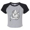 Women's Micro Rib Raglan Baby Tee Thumbnail
