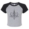 Women's Micro Rib Raglan Baby Tee Thumbnail