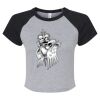 Women's Micro Rib Raglan Baby Tee Thumbnail