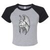 Women's Micro Rib Raglan Baby Tee Thumbnail