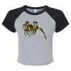Women's Micro Rib Raglan Baby Tee Thumbnail