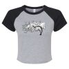 Women's Micro Rib Raglan Baby Tee Thumbnail