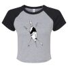 Women's Micro Rib Raglan Baby Tee Thumbnail