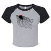 Women's Micro Rib Raglan Baby Tee Thumbnail