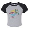 Women's Micro Rib Raglan Baby Tee Thumbnail