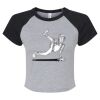 Women's Micro Rib Raglan Baby Tee Thumbnail