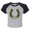 Women's Micro Rib Raglan Baby Tee Thumbnail