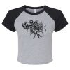 Women's Micro Rib Raglan Baby Tee Thumbnail