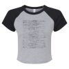 Women's Micro Rib Raglan Baby Tee Thumbnail