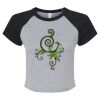 Women's Micro Rib Raglan Baby Tee Thumbnail