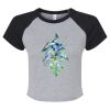 Women's Micro Rib Raglan Baby Tee Thumbnail