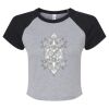 Women's Micro Rib Raglan Baby Tee Thumbnail