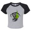 Women's Micro Rib Raglan Baby Tee Thumbnail