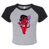 Women's Micro Rib Raglan Baby Tee Thumbnail