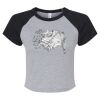 Women's Micro Rib Raglan Baby Tee Thumbnail