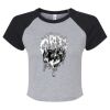 Women's Micro Rib Raglan Baby Tee Thumbnail