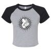 Women's Micro Rib Raglan Baby Tee Thumbnail