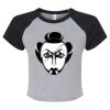 Women's Micro Rib Raglan Baby Tee Thumbnail