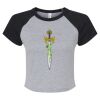 Women's Micro Rib Raglan Baby Tee Thumbnail