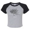 Women's Micro Rib Raglan Baby Tee Thumbnail