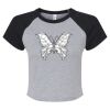 Women's Micro Rib Raglan Baby Tee Thumbnail