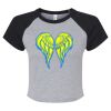 Women's Micro Rib Raglan Baby Tee Thumbnail