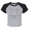Women's Micro Rib Raglan Baby Tee Thumbnail