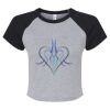 Women's Micro Rib Raglan Baby Tee Thumbnail