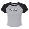 Women's Micro Rib Raglan Baby Tee Thumbnail