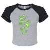 Women's Micro Rib Raglan Baby Tee Thumbnail