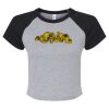 Women's Micro Rib Raglan Baby Tee Thumbnail