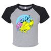 Women's Micro Rib Raglan Baby Tee Thumbnail