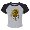 Women's Micro Rib Raglan Baby Tee Thumbnail