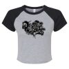 Women's Micro Rib Raglan Baby Tee Thumbnail