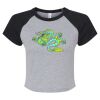 Women's Micro Rib Raglan Baby Tee Thumbnail