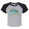 Women's Micro Rib Raglan Baby Tee Thumbnail