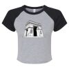 Women's Micro Rib Raglan Baby Tee Thumbnail